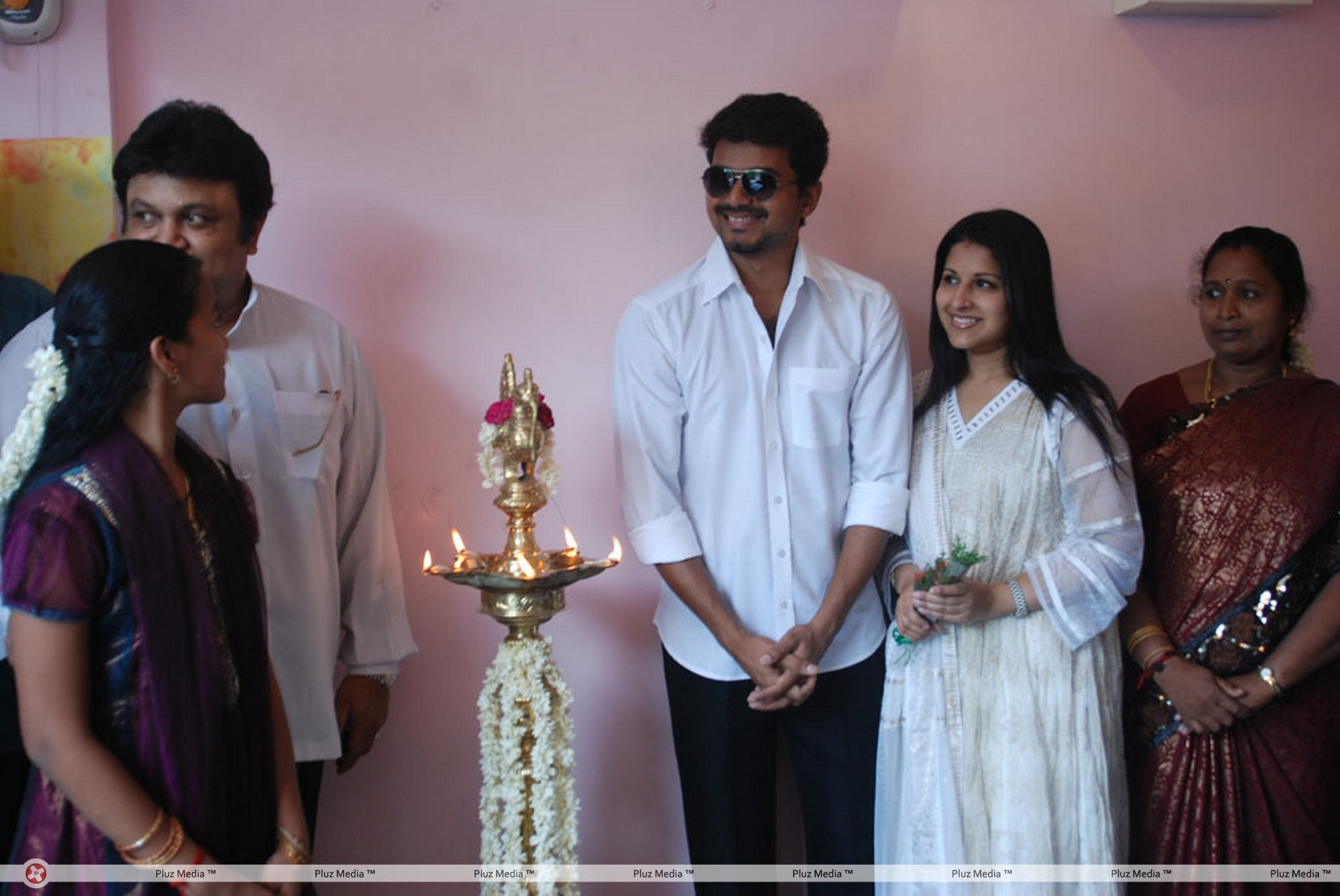 Vijay and Prabhu At Appa Family Restaurant  Opening Stills. | Picture 255932