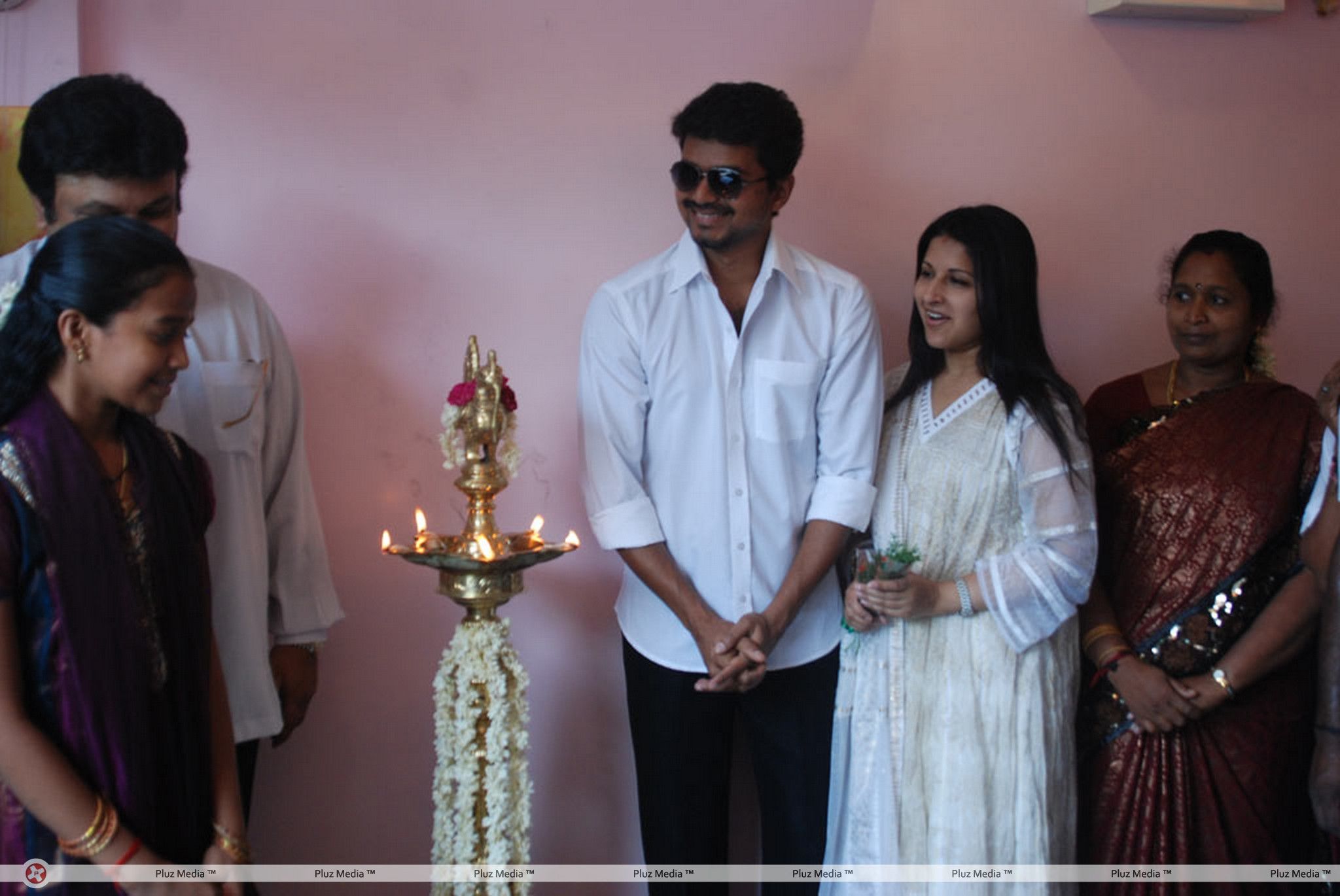 Vijay and Prabhu At Appa Family Restaurant  Opening Stills. | Picture 255949
