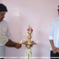 Vijay and Prabhu At Appa Family Restaurant  Opening Stills.