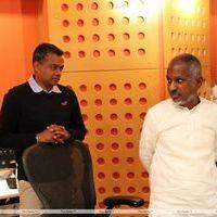 Gauthamvasudev Menon & Ilayaraj at London Composing of Nee Thaanae En Pon Vasantham Movie Pictures | Picture 183336