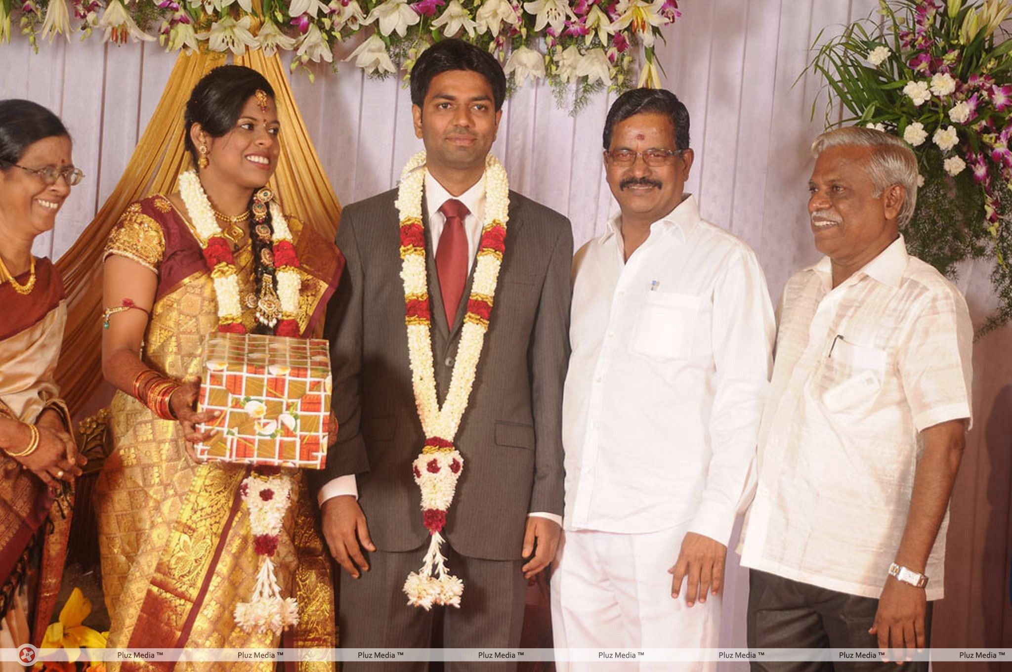 Kalaipuli S. Dhanu - Producer Chozha Ponnurangam's Daughter Marriage  Reception Stills | Picture 304049