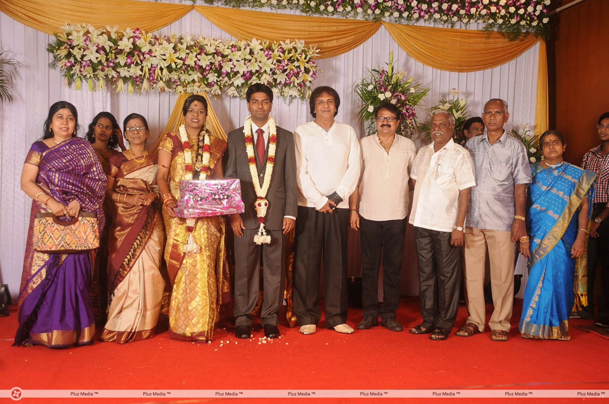 Producer Chozha Ponnurangam's Daughter Marriage  Reception Stills | Picture 304067