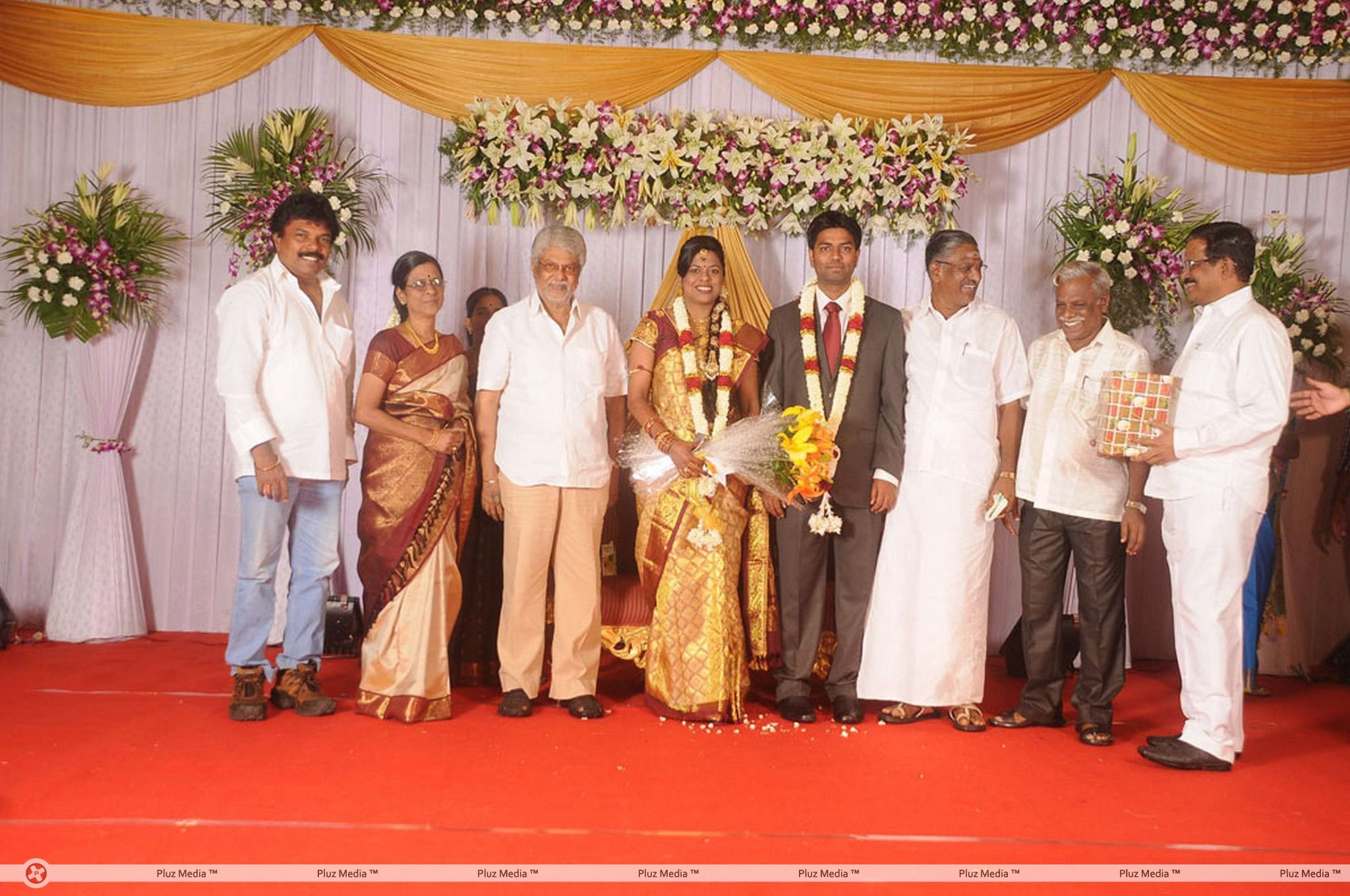 Producer Chozha Ponnurangam's Daughter Marriage  Reception Stills | Picture 304071