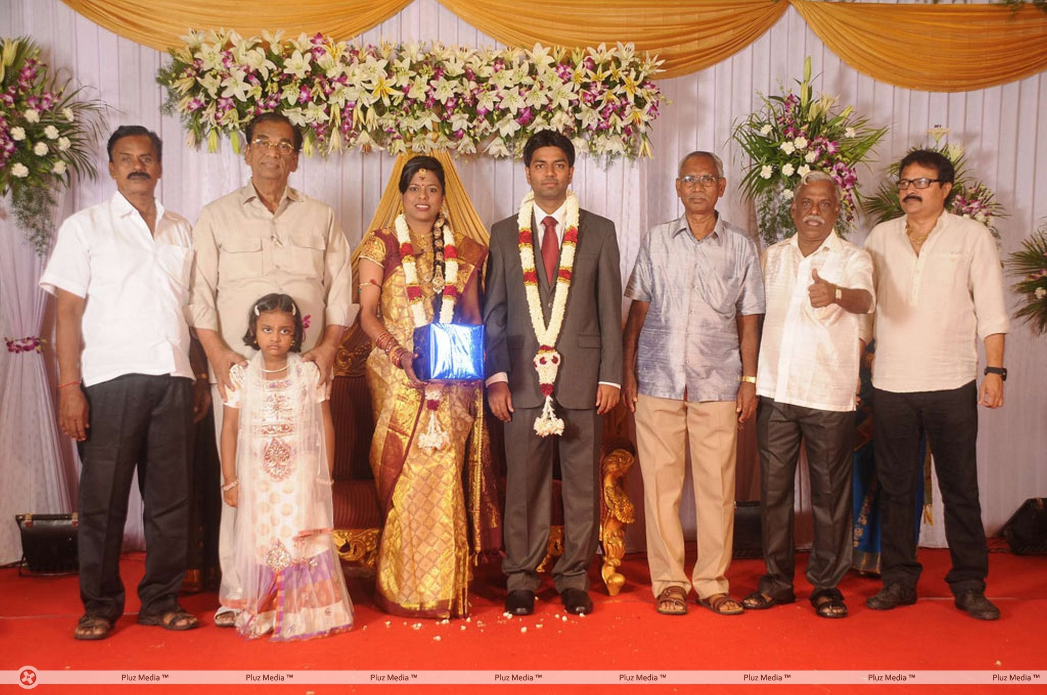Producer Chozha Ponnurangam's Daughter Marriage  Reception Stills | Picture 304072