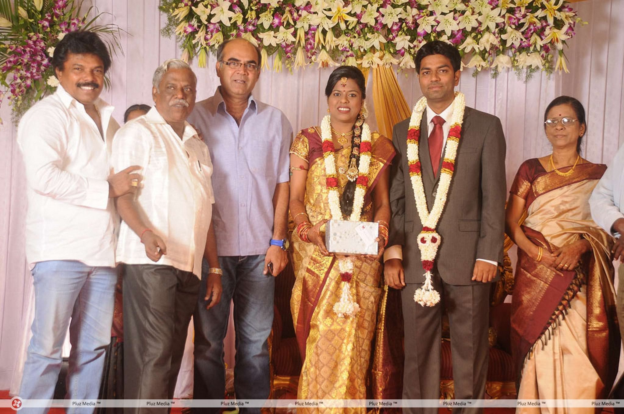 Producer Chozha Ponnurangam's Daughter Marriage  Reception Stills | Picture 304075
