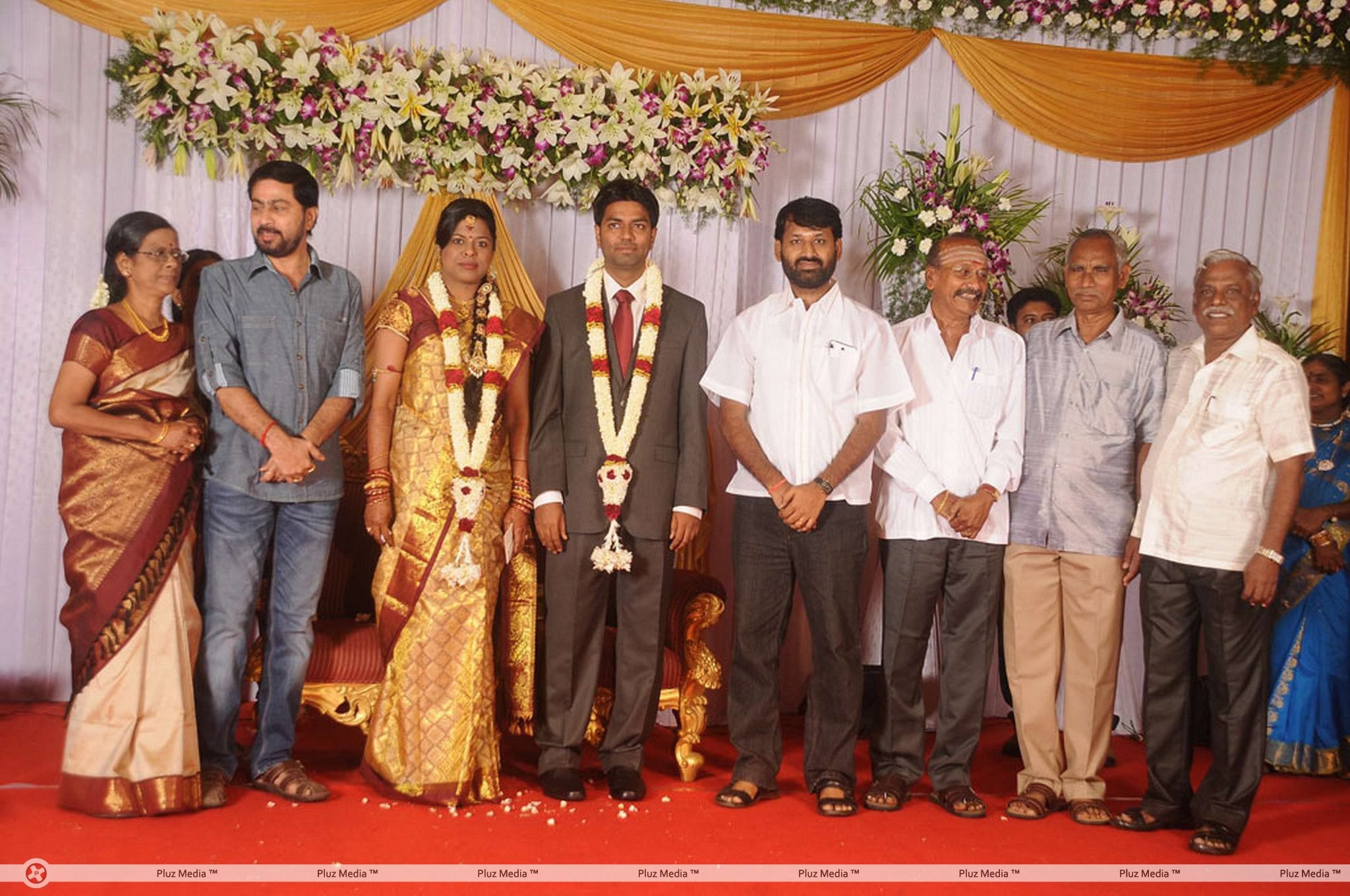 Producer Chozha Ponnurangam's Daughter Marriage  Reception Stills | Picture 304076