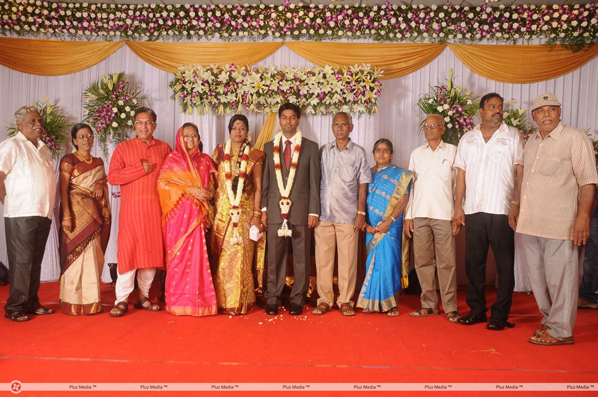 Producer Chozha Ponnurangam's Daughter Marriage  Reception Stills | Picture 304077
