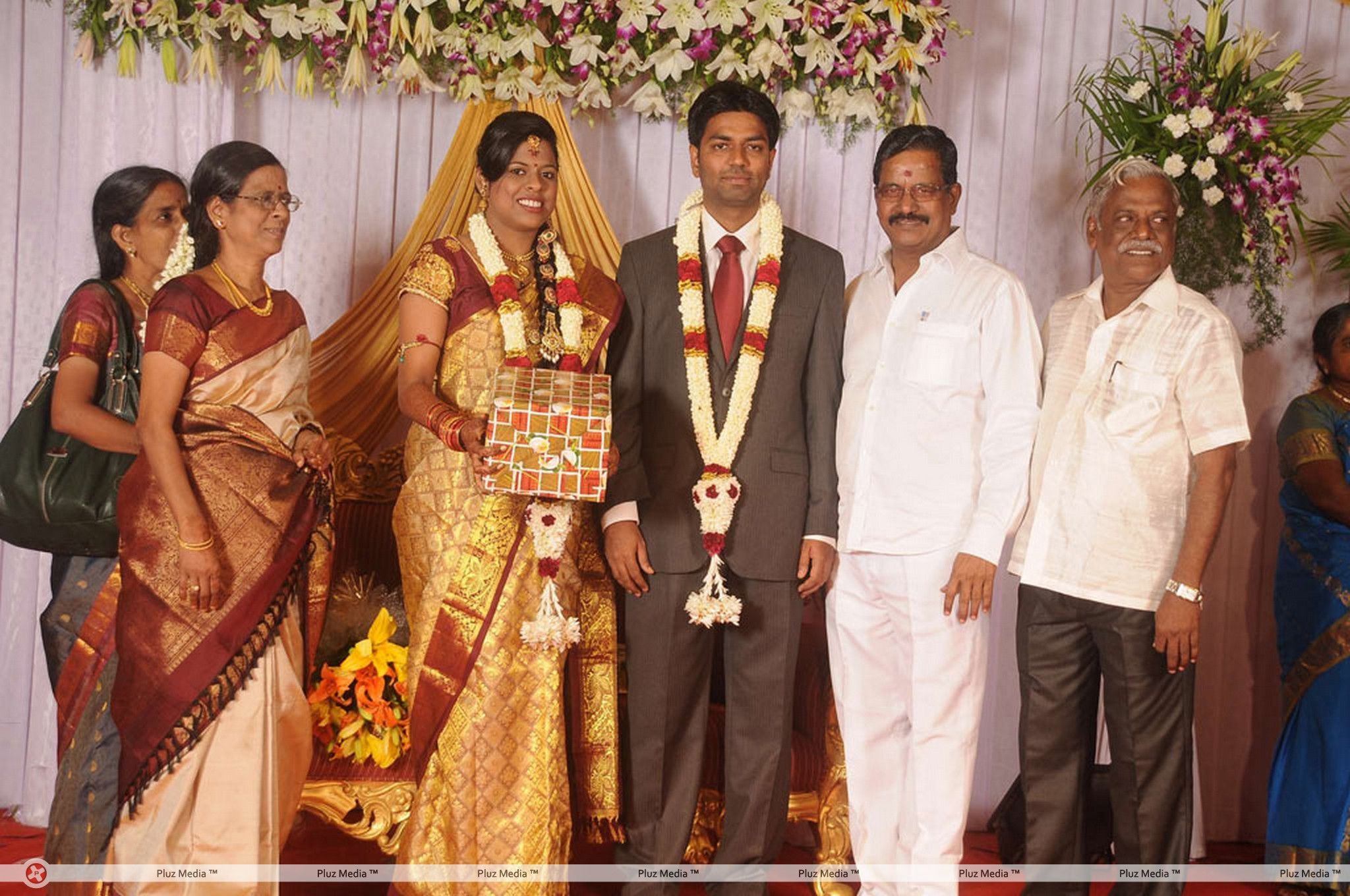 Kalaipuli S. Dhanu - Producer Chozha Ponnurangam's Daughter Marriage  Reception Stills | Picture 304080