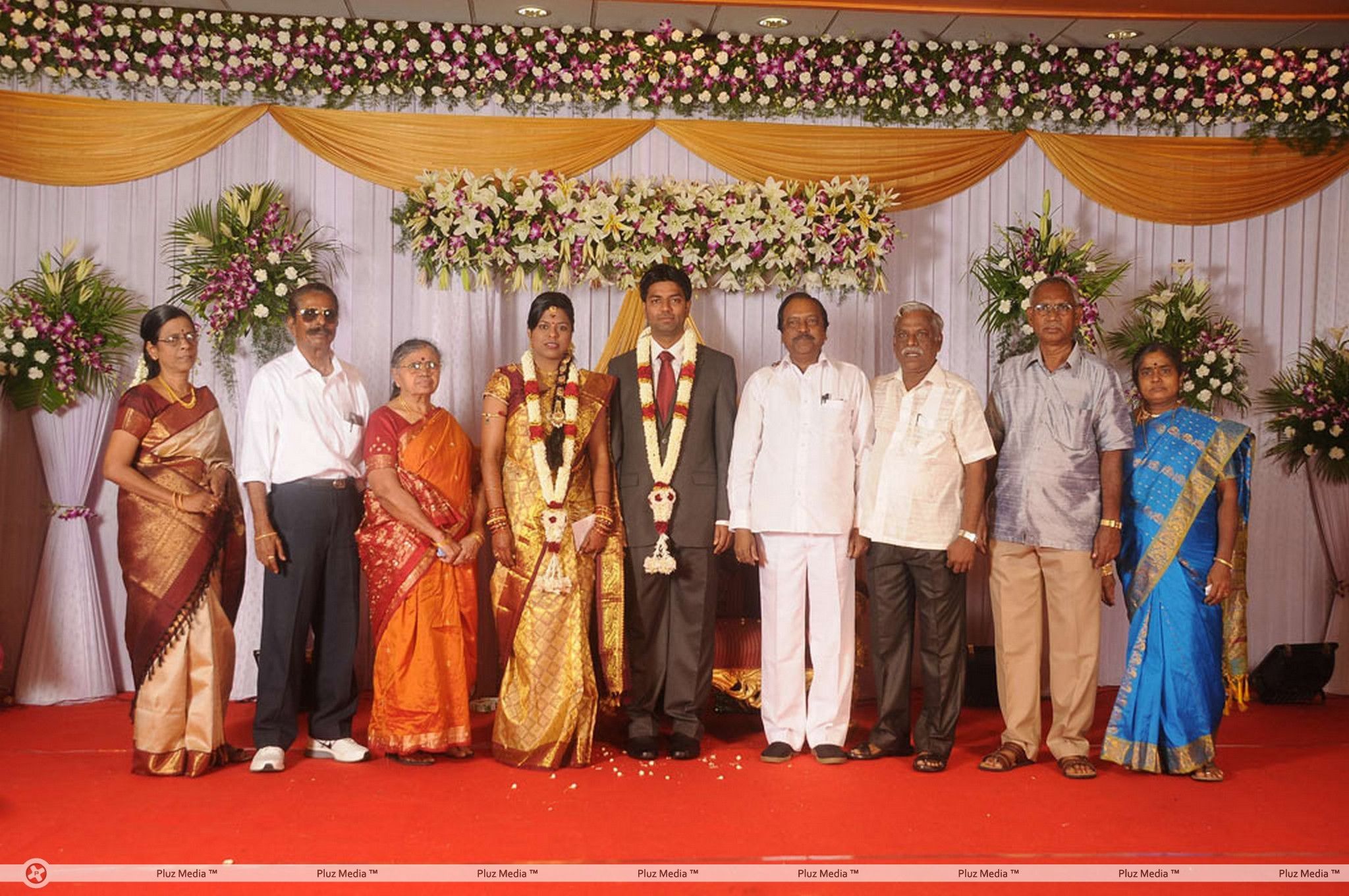 Producer Chozha Ponnurangam's Daughter Marriage  Reception Stills | Picture 304081