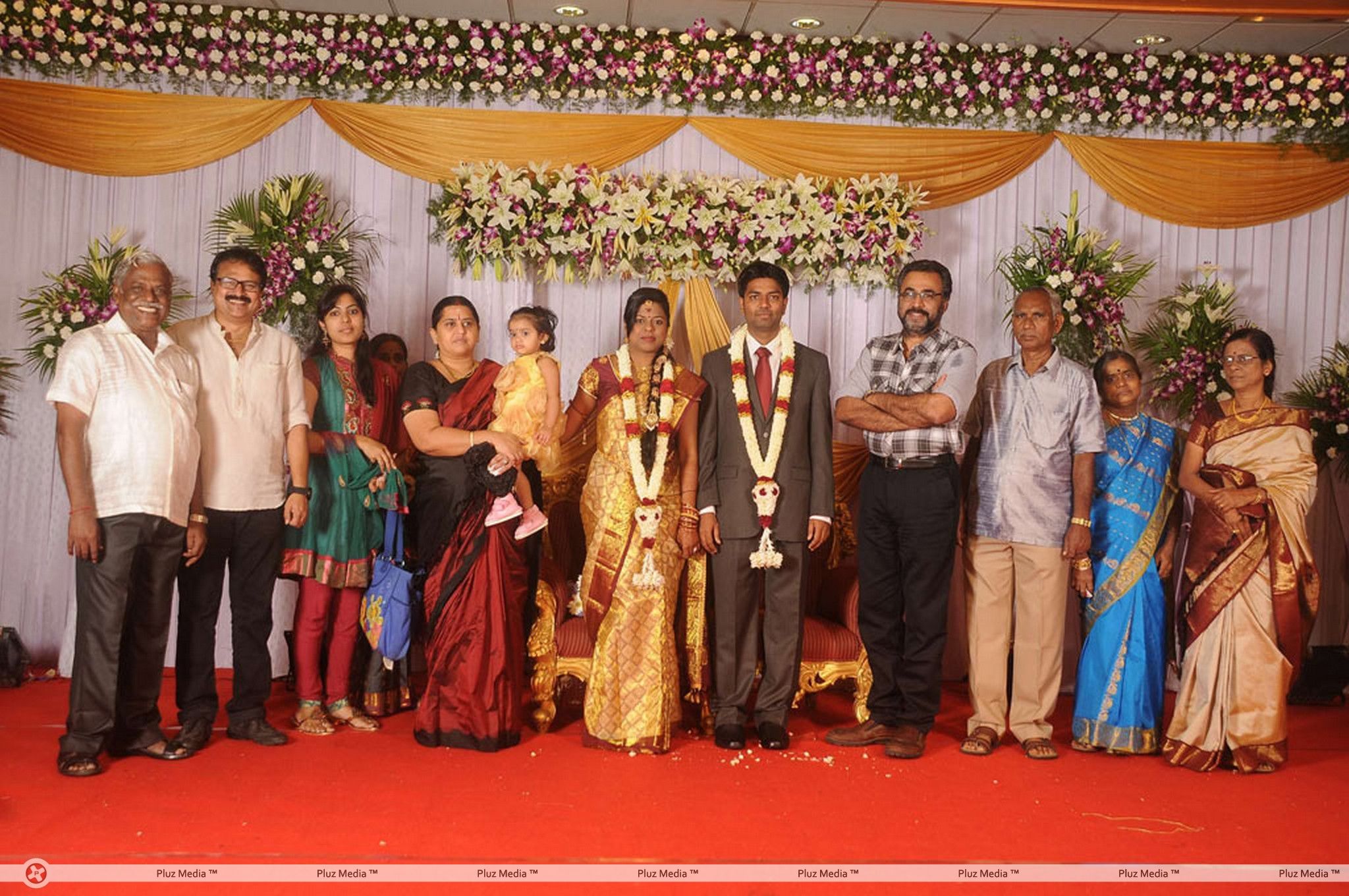 Producer Chozha Ponnurangam's Daughter Marriage  Reception Stills | Picture 304082