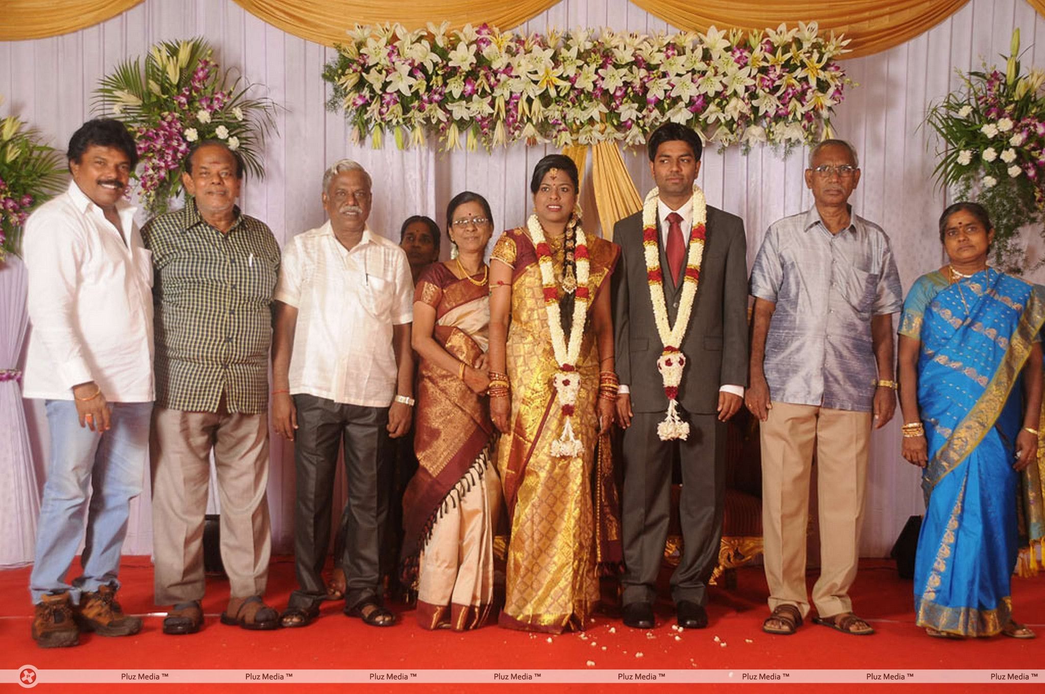 Producer Chozha Ponnurangam's Daughter Marriage  Reception Stills | Picture 304085