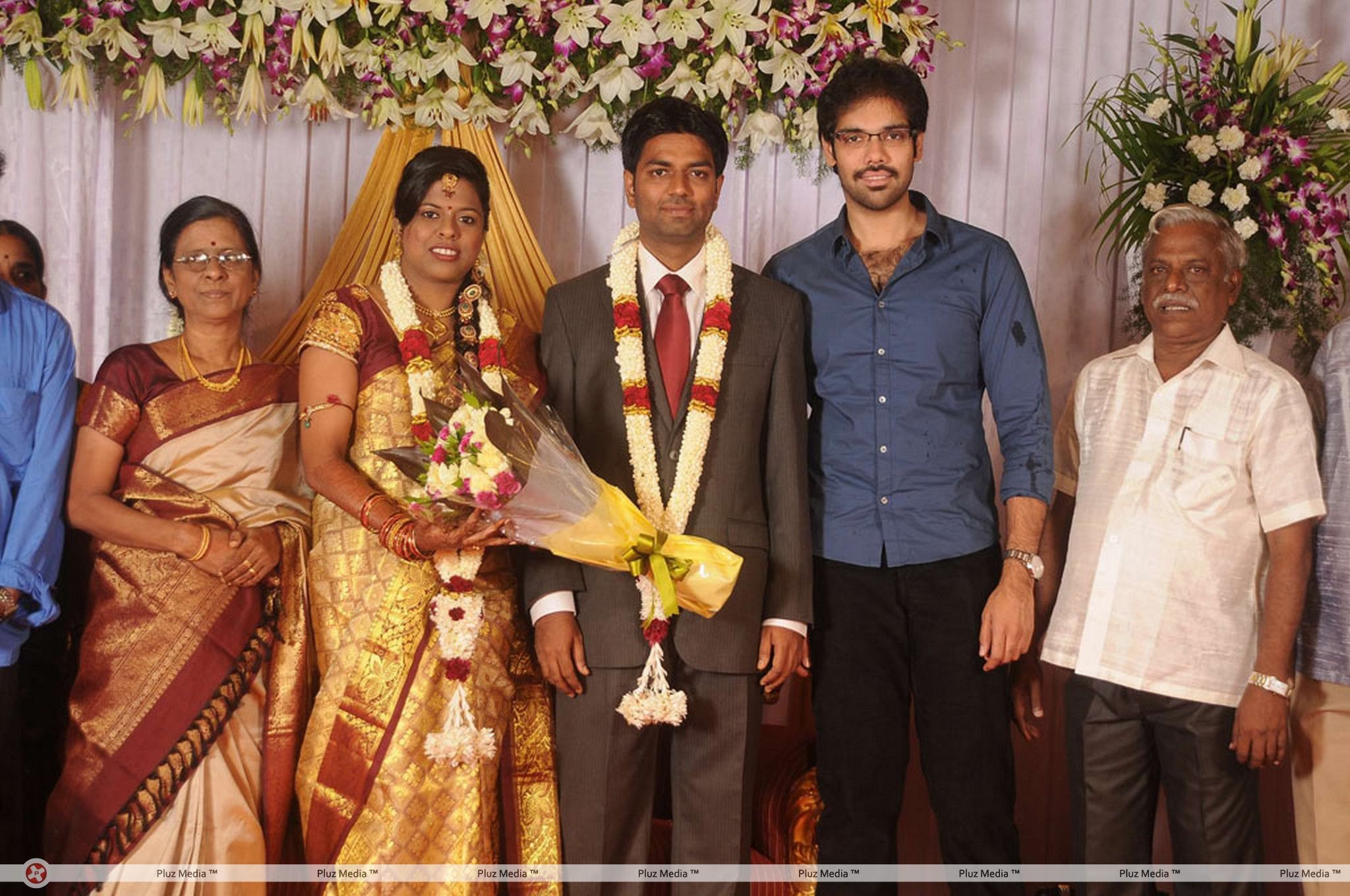 Producer Chozha Ponnurangam's Daughter Marriage  Reception Stills | Picture 304086