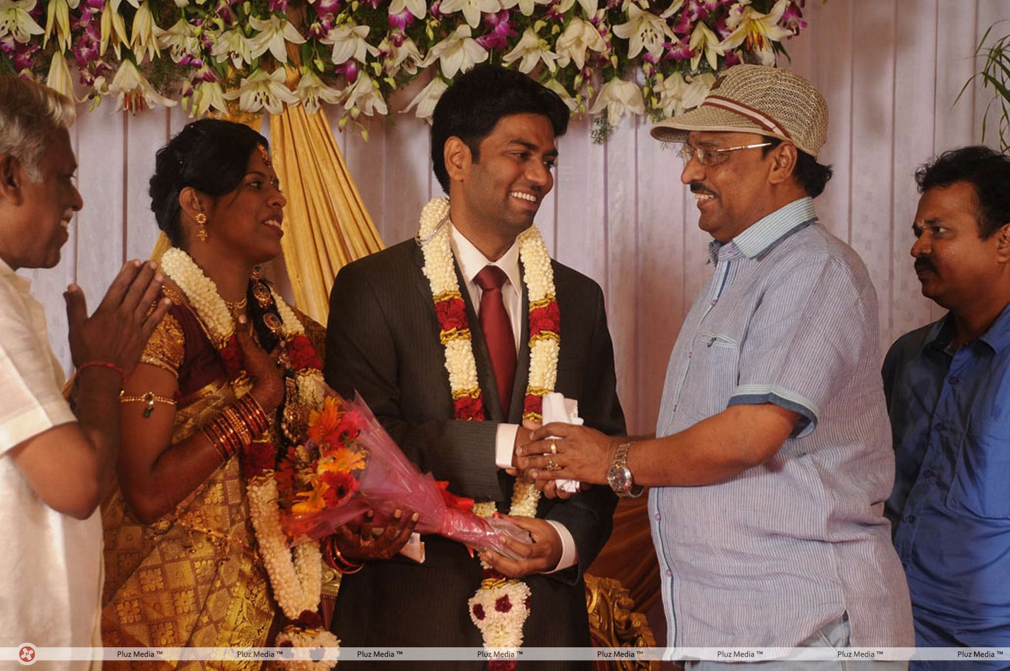 Producer Chozha Ponnurangam's Daughter Marriage  Reception Stills | Picture 304090
