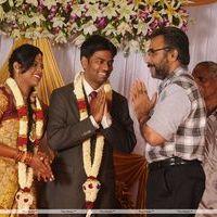 Ponvannan - Producer Chozha Ponnurangam's Daughter Marriage  Reception Stills