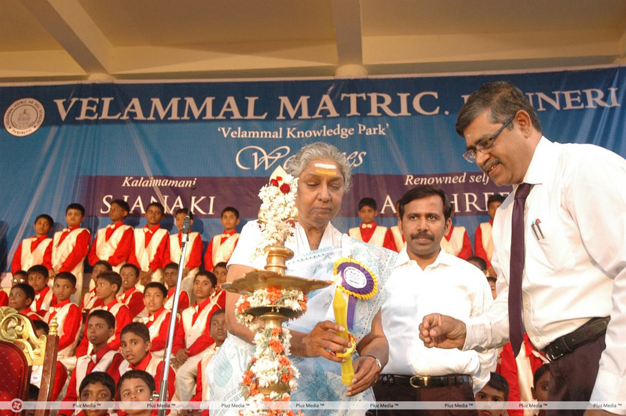 Singer S Janaki at Velammal Matric School Function Stills | Picture 378207