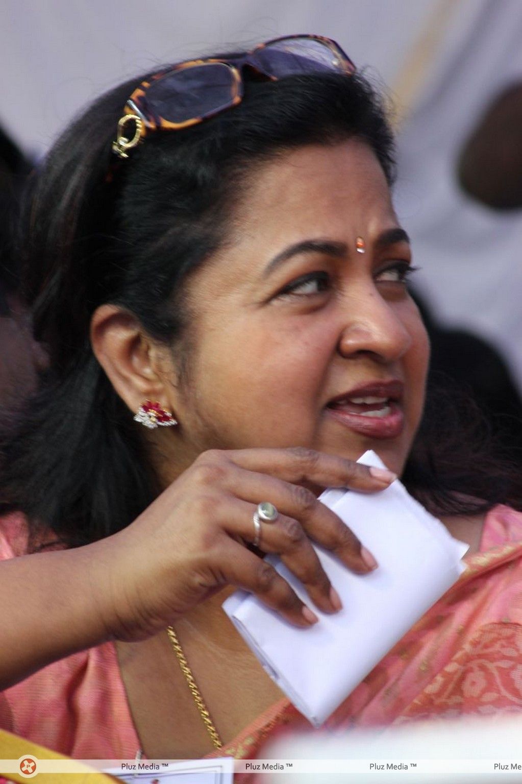Radhika Sarathkumar - Kollywood Stars Fasting against Tax  Stills | Picture 357794