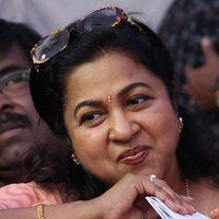 Radhika Sarathkumar - Kollywood Stars Fasting against Tax  Stills | Picture 357808