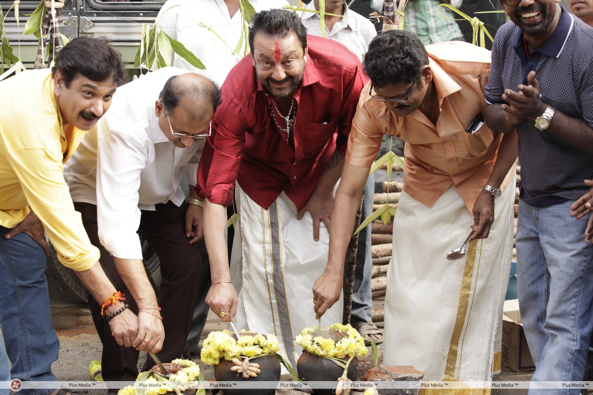 Pongal Celebrations On The Sets Of The Film Police Giri Stills | Picture 365051