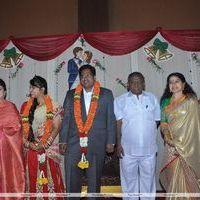 Y Vijaya Daughter Wedding Reception Stills