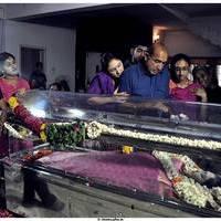 Celebrities Pay Last Respects to Manjula Vijayakumar Stills | Picture 519331