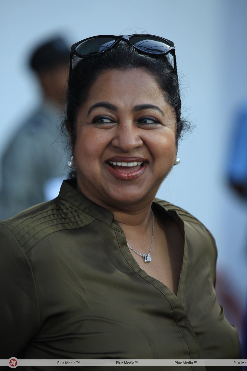 Radhika Sarathkumar - Chennai Rhinos Team at MA Chidambaram Chepauk Stadium Stills | Picture 398277