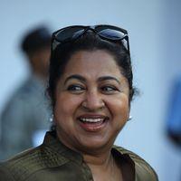 Radhika Sarathkumar - Chennai Rhinos Team at MA Chidambaram Chepauk Stadium Stills | Picture 398277