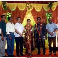 Cinematographer NS.Udhayakumar Wedding Reception Stills