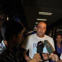 Sanjay Dutt with wife & twin kids snapped at Mumbai International Airport - Pictures | Picture 144167