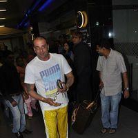 Sanjay Dutt with wife & twin kids snapped at Mumbai International Airport - Pictures | Picture 144172