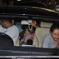 Sanjay Dutt with wife & twin kids snapped at Mumbai International Airport - Pictures | Picture 144176