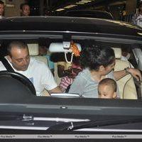 Sanjay Dutt with wife & twin kids snapped at Mumbai International Airport - Pictures | Picture 144182
