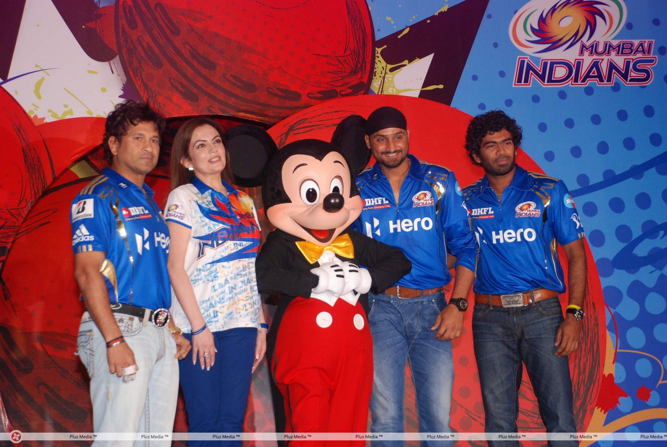 Launch of Mumbai Indians Mickey cricket merchandise - Photos | Picture 185647