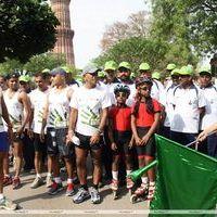 NDTV Green Runner actor Milind Soman starts - Photos | Picture 189783