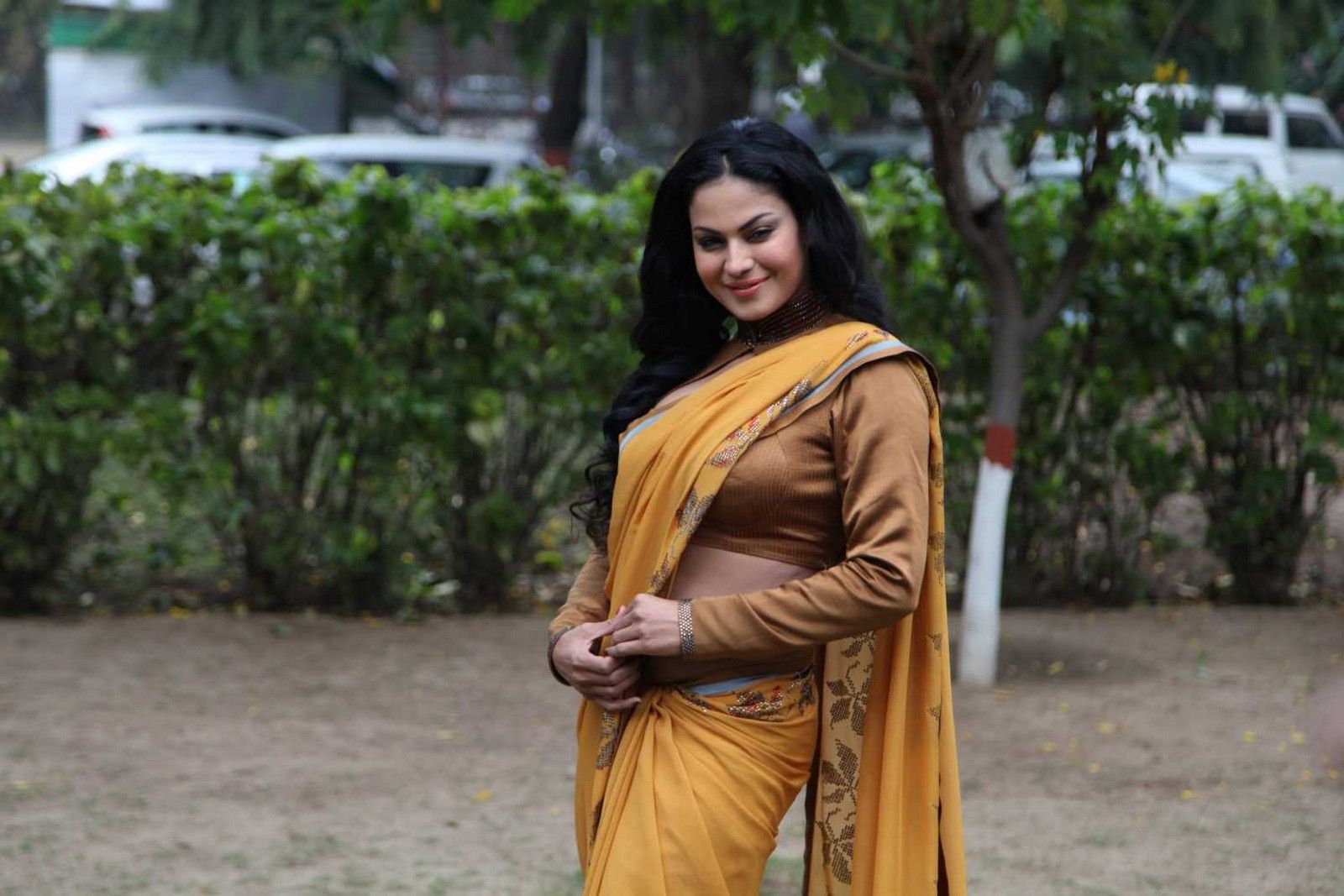 Veena Malik Latest Stills in Saree | Picture 339354