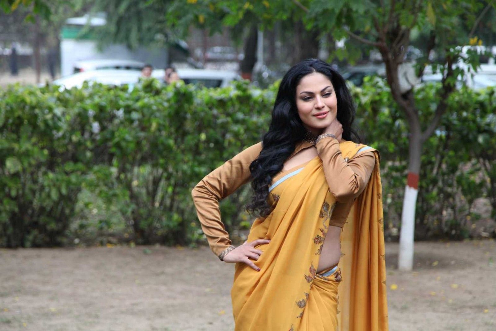 Veena Malik Latest Stills in Saree | Picture 339357