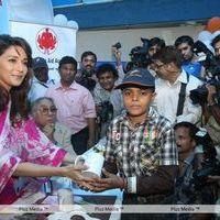 Photos - Madhuri Dixit Nene interacts with Cancer affected children on World Cancer Day