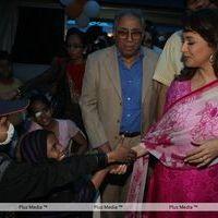 Photos - Madhuri Dixit Nene interacts with Cancer affected children on World Cancer Day