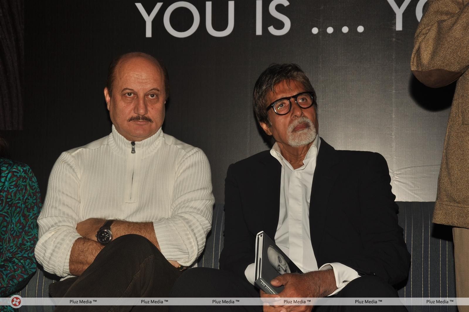 Photos - Amitabh Bachchan launches Anupam Kher's book | Picture 145166