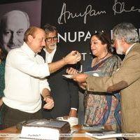Photos - Amitabh Bachchan launches Anupam Kher's book