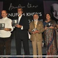 Photos - Amitabh Bachchan launches Anupam Kher's book