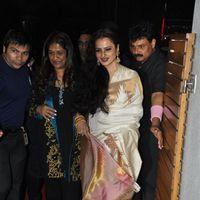 Photos - Rekha & Sunil Gavaskar at launch of Mohini Chabria's new restaurant