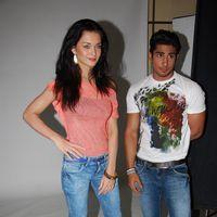 Amy Jackson & Prateik posing at Lawman Jeans ad photo shoot | Picture 154042