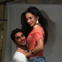 Amy Jackson & Prateik posing at Lawman Jeans ad photo shoot | Picture 154058
