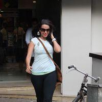 Neha Dhupia was snapped while taking a walk - Photos