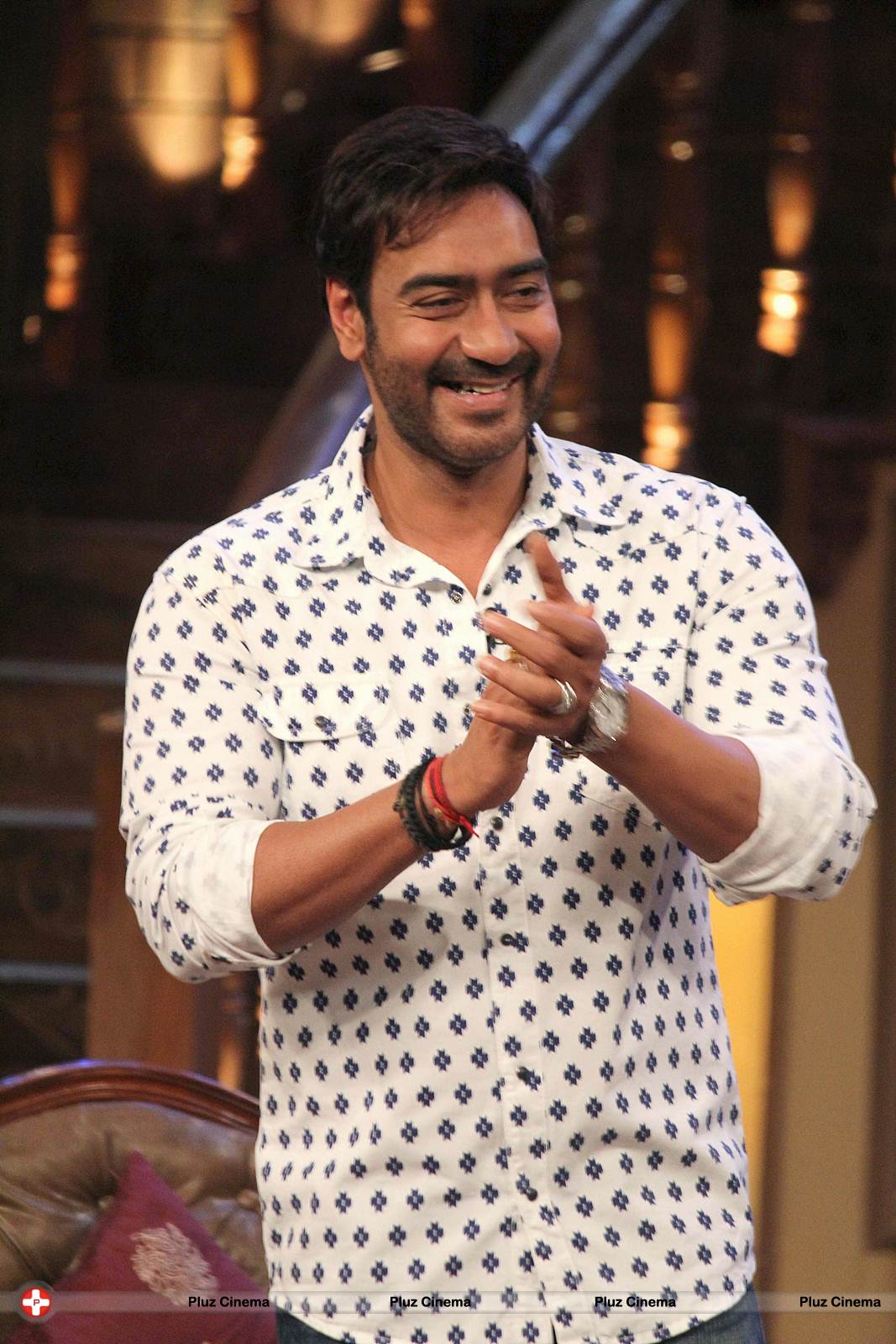 Ajay Devgn - Promotion of film Satyagraha on the sets of TV show Comedy Nights with Kapil Photos | Picture 541190