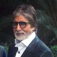Amitabh Bachchan - Amitabh & Prakash Jha promotes film Satyagraha Photos