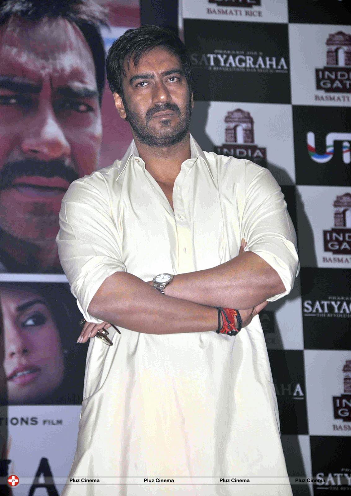 Ajay Devgn - Satyagraha movie team during the promotion Photos | Picture 550136
