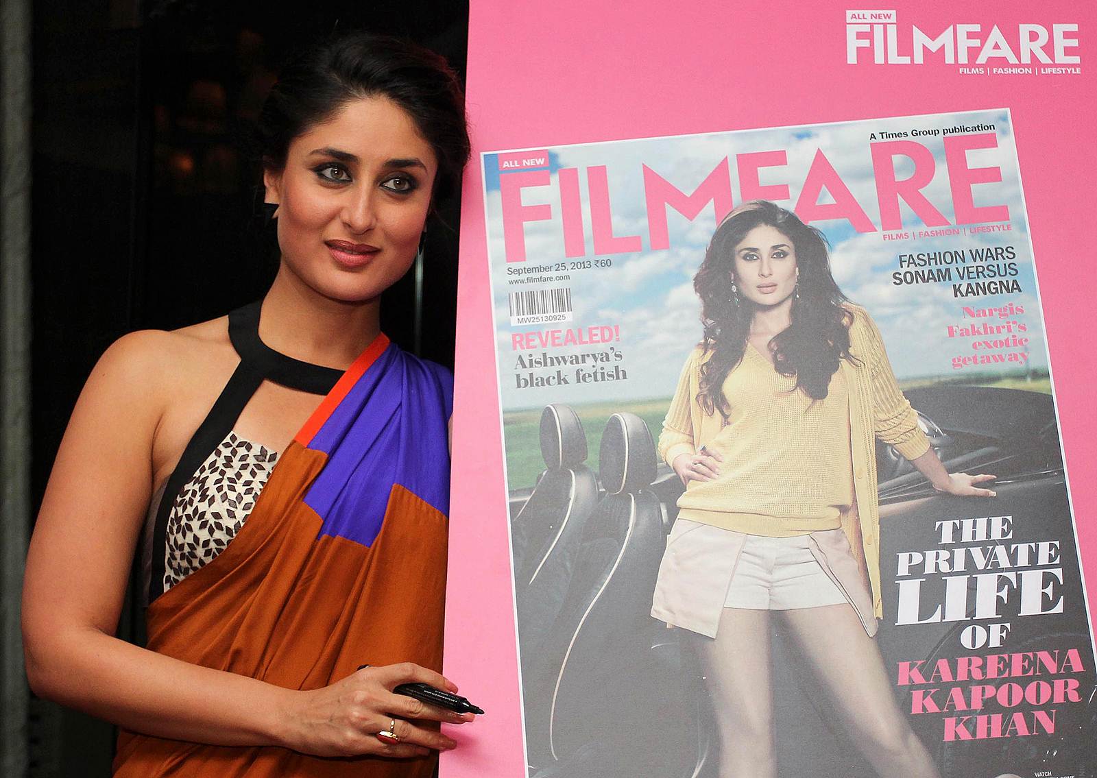 Kareena launch Filmfare magazine September 2013 cover page Photos | Picture 568393