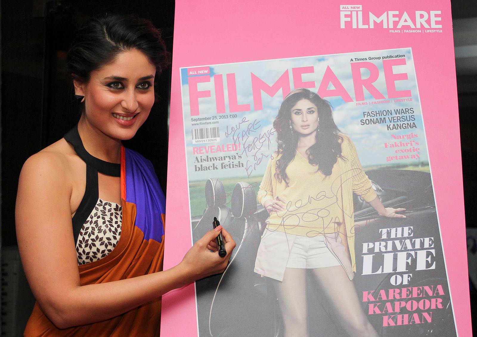Kareena launch Filmfare magazine September 2013 cover page Photos | Picture 568395