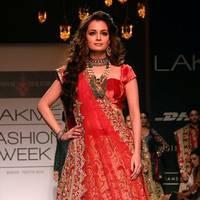 Dia Mirza - Lakme Fashion Week Winter/ Festive 2013: Day 6 Photos